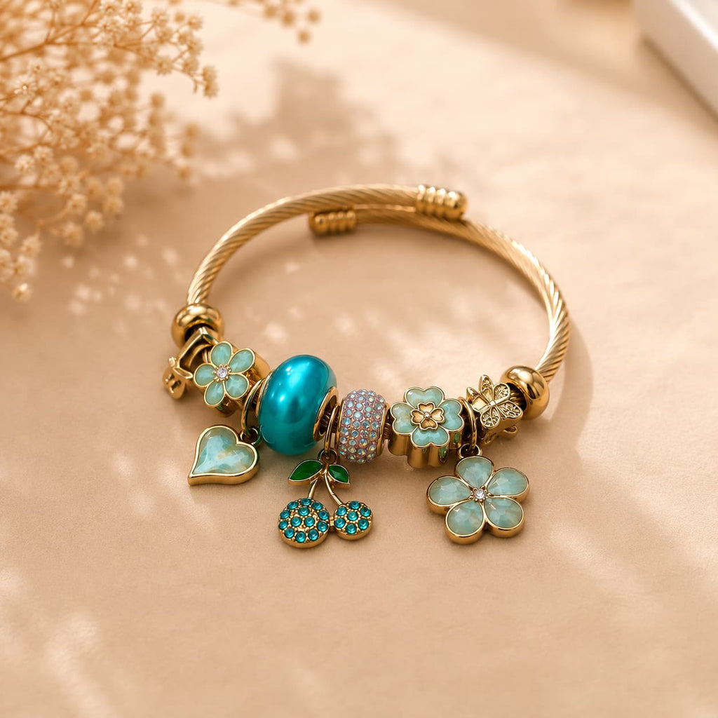 Pulsera Amapola Turquesa