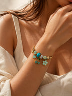 Pulsera Amapola Turquesa