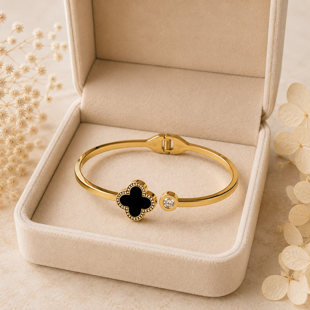 Pulsera Trèfle Noir